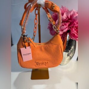 Juicy Couture Orange Handbag NWT new with tags hobo Y2K style